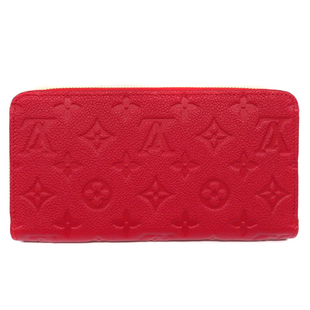 Louis Vuitton Zippy Wallet Empreinte Long Scarlet Red Leather - Picture 2 of 8